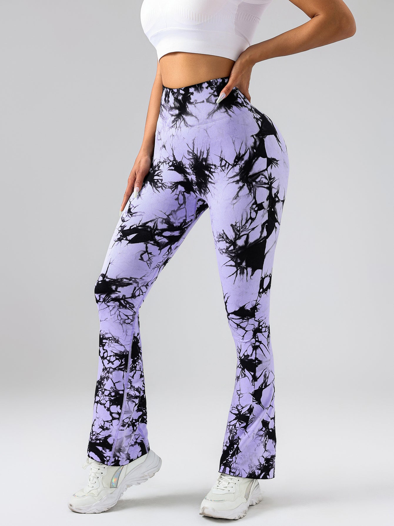 3 Pack Tie Dye Seamless High Waisted Workout Legging
